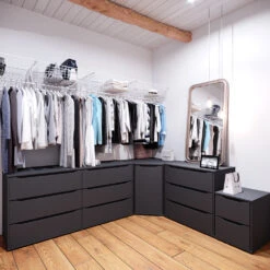 Sideboard "Ruben" Anthrazit 78 X 77.6 Cm Vicco 13 Sideboard "Ruben" Anthrazit 78 X 77.6 Cm Vicco -Möbel Store m4753 04 ol