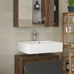 Badmöbel Set "Majest" Anthrazit/Nussbaum 2 Teile Vicco -Möbel Store m4768 05 ol