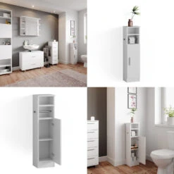 Midischrank "Enga" Weiß 23 X 90 Cm Vicco 17 Midischrank "Enga" Weiß 23 X 90 Cm Vicco -Möbel Store m4905 08 ol