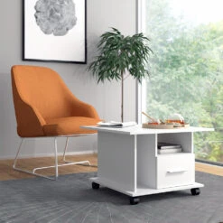 Couchtisch "Ender" Weiß 70 X 46 Cm Vicco -Möbel Store m4907 04 ol