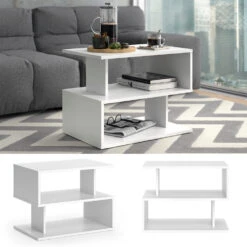 Couchtisch "Shelby" Weiß 59 X 39 Cm Vicco 10 Couchtisch "Shelby" Weiß 59 X 39 Cm Vicco -Möbel Store m4917 02 ol