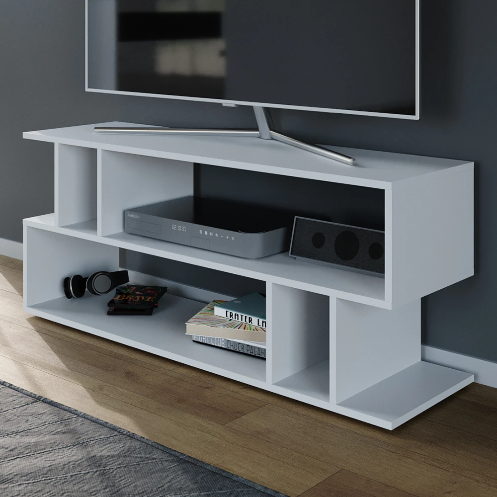 Lowboard "Karel" Weiß 120 X 51 Cm Vicco 7 Lowboard "Karel" Weiß 120 X 51 Cm Vicco – Bild 5