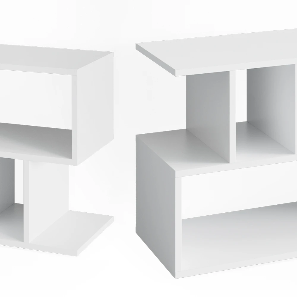 Lowboard "Karel" Weiß 120 X 51 Cm Vicco 8 Lowboard "Karel" Weiß 120 X 51 Cm Vicco – Bild 6