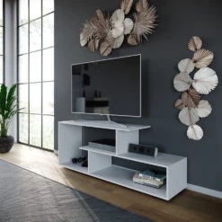 Lowboard "Kristin" Weiß 152 X 57 Cm Vicco 12 Lowboard "Kristin" Weiß 152 X 57 Cm Vicco -Möbel Store m4921 04 ol