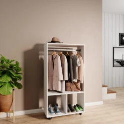 Kleiderschrank "Sydney" Weiß 70 X 128 Cm Vicco -Möbel Store m4922 04 ol