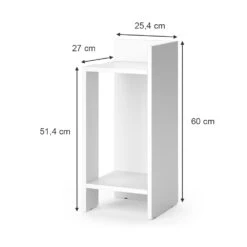 Couchtisch "Kian" Weiß 25 X 60 Cm Vicco -Möbel Store m4935 03 ol