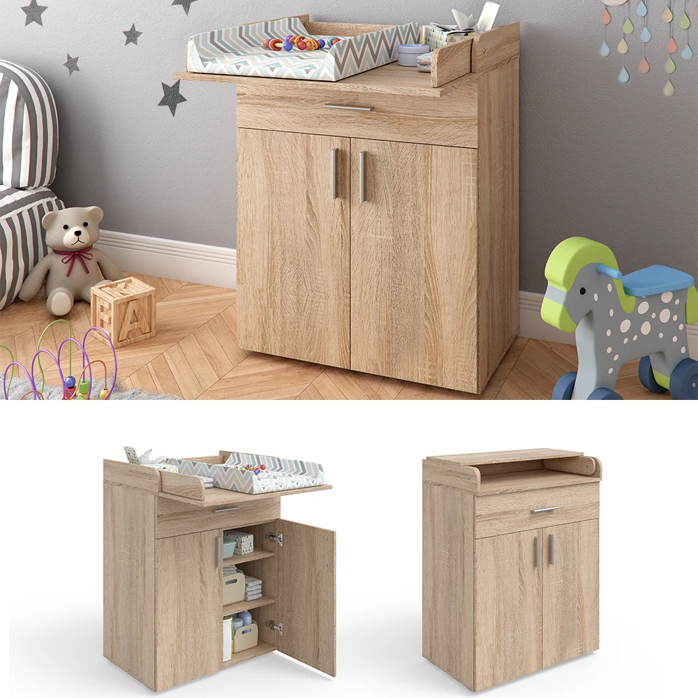 Wickelkommode "Lena" Sonoma 75 X 100 Cm Vicco 4 Wickelkommode "Lena" Sonoma 75 X 100 Cm Vicco – Bild 2