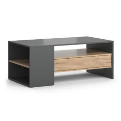 Couchtisch "Fabien" Goldkraft Eiche/Anthrazit 110 X 45 Cm Vicco