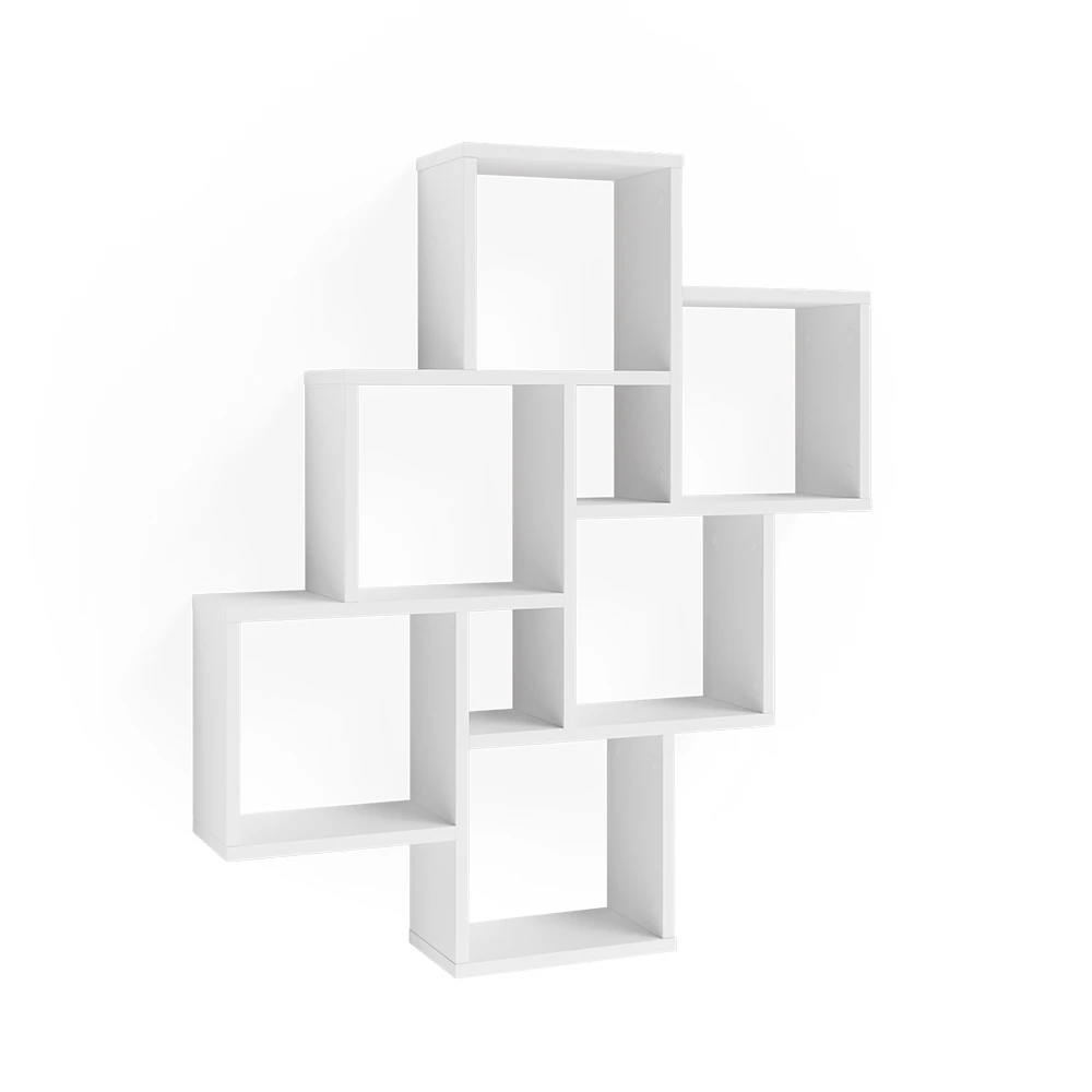 Wandregal "Leda" Weiß 82 X 95 Cm Vicco 3 Wandregal "Leda" Weiß 82 X 95 Cm Vicco