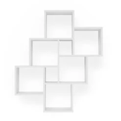 Wandregal "Leda" Weiß 82 X 95 Cm Vicco 14 Wandregal "Leda" Weiß 82 X 95 Cm Vicco -Möbel Store m4971 06 ol