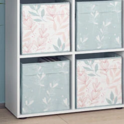 Raumteiler "Tetra" Weiß 72 X 72.6 Cm Mit 4 Faltboxen Opt.1 Vicco -Möbel Store m499 fb4680 05 ol