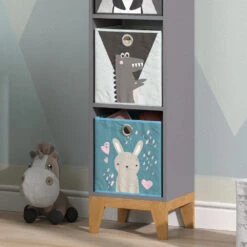 Kinderregal "Malia" Grau/Eiche 35.2 X 159.5 Cm Vicco -Möbel Store m5016 05 ol