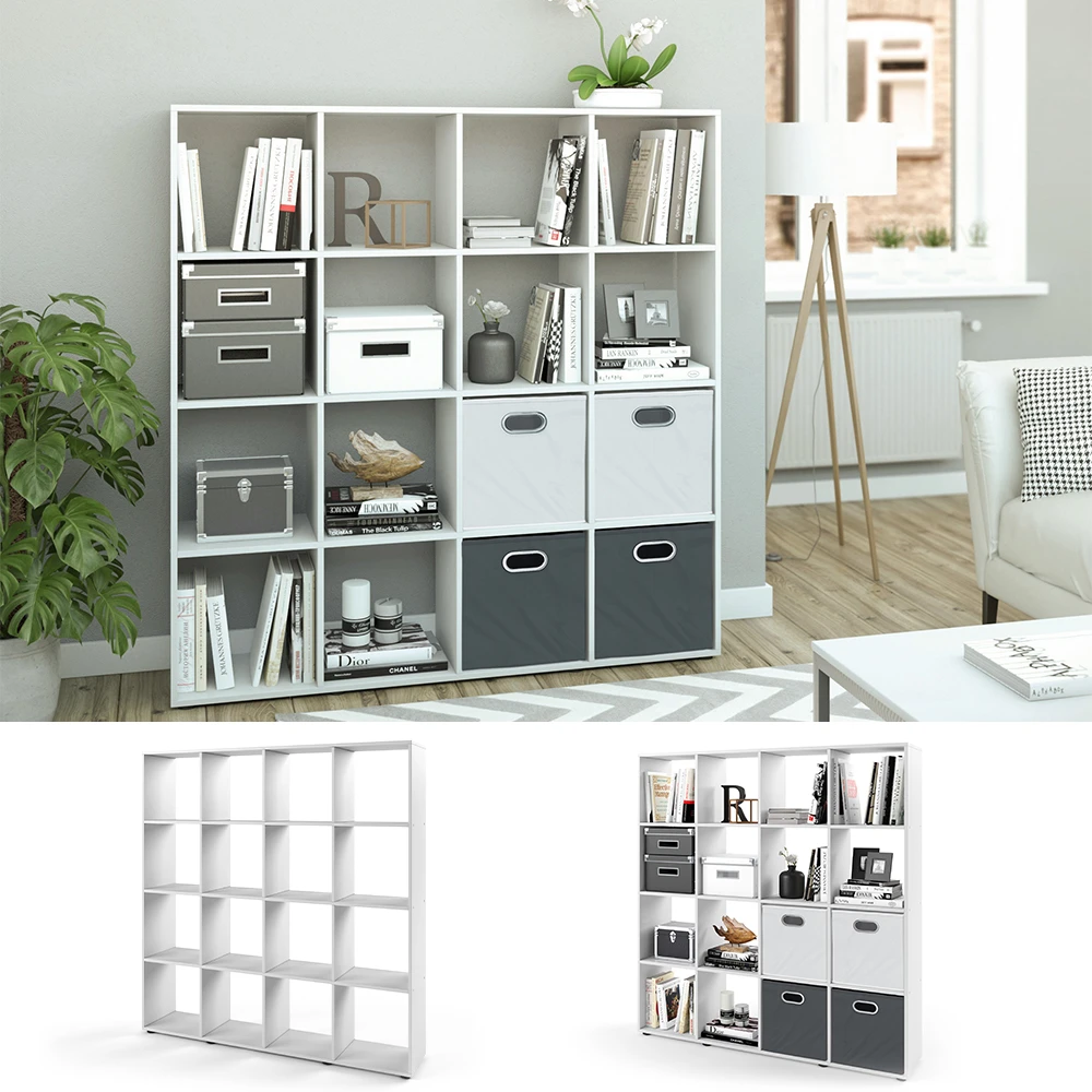 Raumteiler "Karree" Weiß 138.5 X 142.5 Cm Vicco 4 Raumteiler "Karree" Weiß 138.5 X 142.5 Cm Vicco – Bild 2