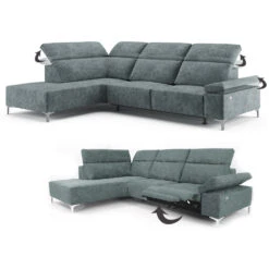 Sofa L Form "James" Grau 301 X 218 Cm Linke Ecke Vitalispa -Möbel Store m5043 06 ol