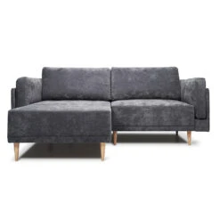 Sofa L Form "Cali" Anthrazit 236 X 172 Cm Vitalispa
