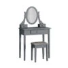 Schminktisch "Annie" Grau 75 Cm Mit Hocker Vicco -Möbel Store m5062 01 ol
