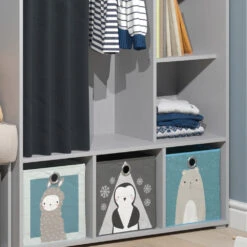 Kinderkleiderschrank "Luigi" Grau 104.4 X 173.8 Cm Vicco -Möbel Store m5151 05 ol