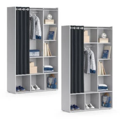 Kinderkleiderschrank "Luigi" Grau 104.4 X 173.8 Cm Vicco -Möbel Store m5151 07 ol