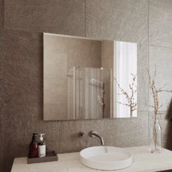 Badezimmerspiegel "Viola" Weiß 80 X 65 Cm Vicco 12 Badezimmerspiegel "Viola" Weiß 80 X 65 Cm Vicco -Möbel Store m5164 04 ol