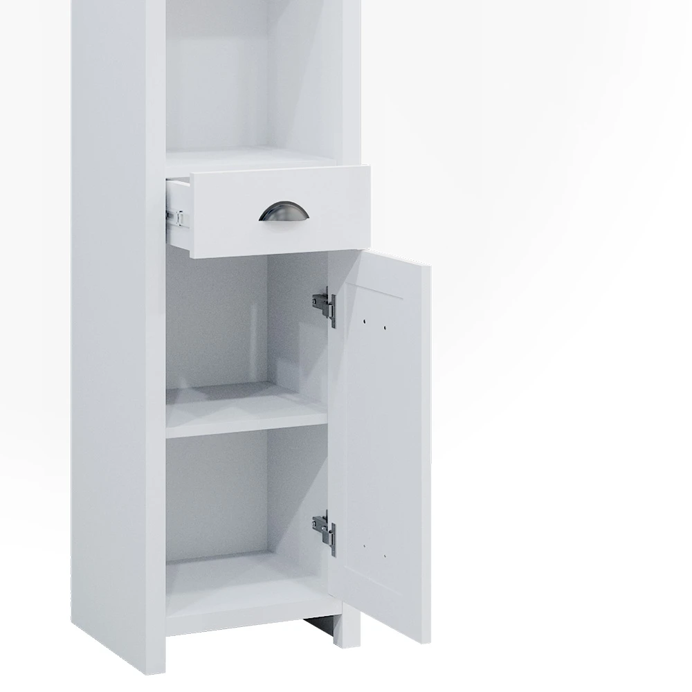 Badschrank "Nino" Weiß/Artisan-Eiche 39.2 X 190.5 Cm Vicco 8 Badschrank "Nino" Weiß/Artisan-Eiche 39.2 X 190.5 Cm Vicco – Bild 6