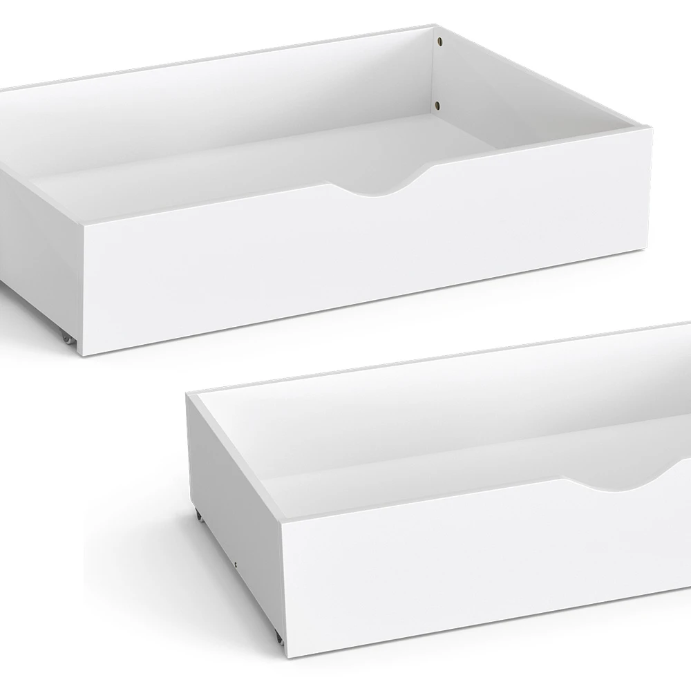 Rollschublade "Everest" Weiß 98 X 56 Cm 2er Set Vitalispa 8 Rollschublade "Everest" Weiß 98 X 56 Cm 2er Set Vitalispa – Bild 6