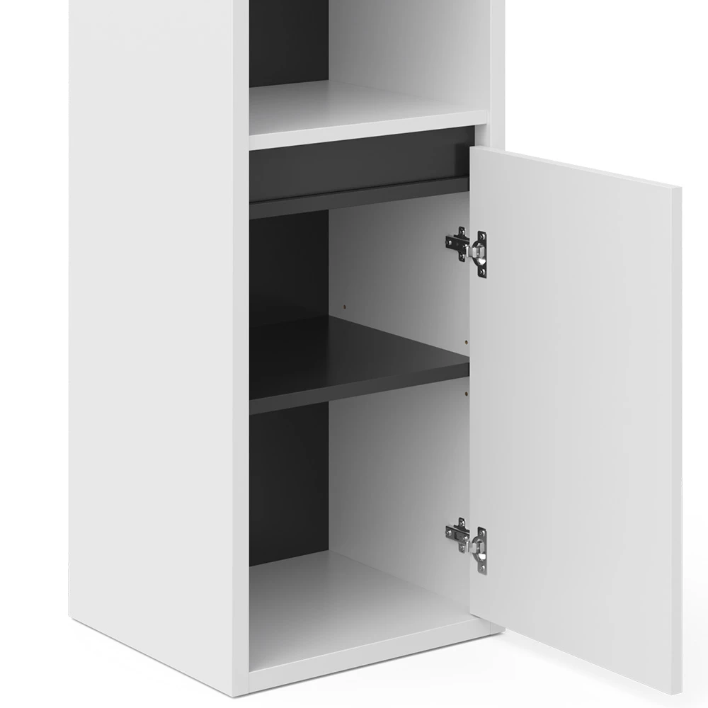 Midischrank "Viola" Weiß/Anthrazit 38 X 80 Cm Vicco 8 Midischrank "Viola" Weiß/Anthrazit 38 X 80 Cm Vicco – Bild 6