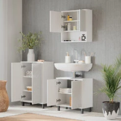 Midischrank "Agasta" Weiß Hochglanz 56.2 X 83.2 Cm Vicco -Möbel Store m5267 05 ol