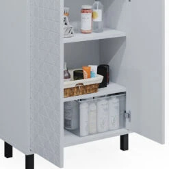 Midischrank "Agasta" Weiß Hochglanz 56.2 X 83.2 Cm Vicco -Möbel Store m5267 06 ol