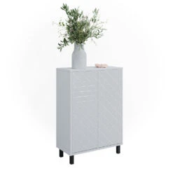 Midischrank "Agasta" Weiß Hochglanz 56.2 X 83.2 Cm Vicco -Möbel Store m5267 07 ol