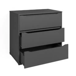 Sideboard "Ruben" Anthrazit 80.2 X 77.6 Cm Mit 3 Schubladen Vicco -Möbel Store m5325 06 ol