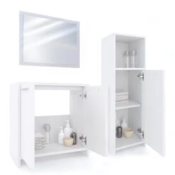 Badmöbel Set "Kiko" Weiß 3 Teile Vicco 15 Badmöbel Set "Kiko" Weiß 3 Teile Vicco -Möbel Store m532 07 ol