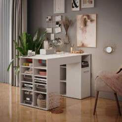 Schreibtisch "Victoria" Weiß 135.2 X 68 Cm Vicco -Möbel Store m5334 04 new ol