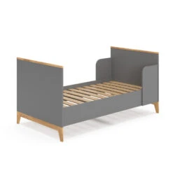 Kinderbett "Malia" Grau/Eiche 80x160 Cm Vitalispa