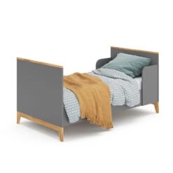 Kinderbett "Malia" Grau/Eiche 80x160 Cm Vitalispa -Möbel Store m5367 07 ol