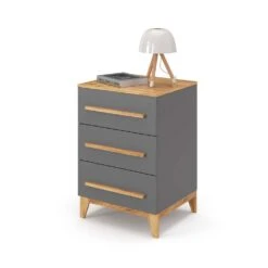 Sideboard "Malia" Grau/Eiche 60 X 88 Cm Vitalispa 15 Sideboard "Malia" Grau/Eiche 60 X 88 Cm Vitalispa -Möbel Store m5369 07 ol