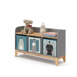 Kinderregal "Malia" Grau/Eiche 107.2 X 63.8 Cm Vitalispa -Möbel Store m5370 07 ol