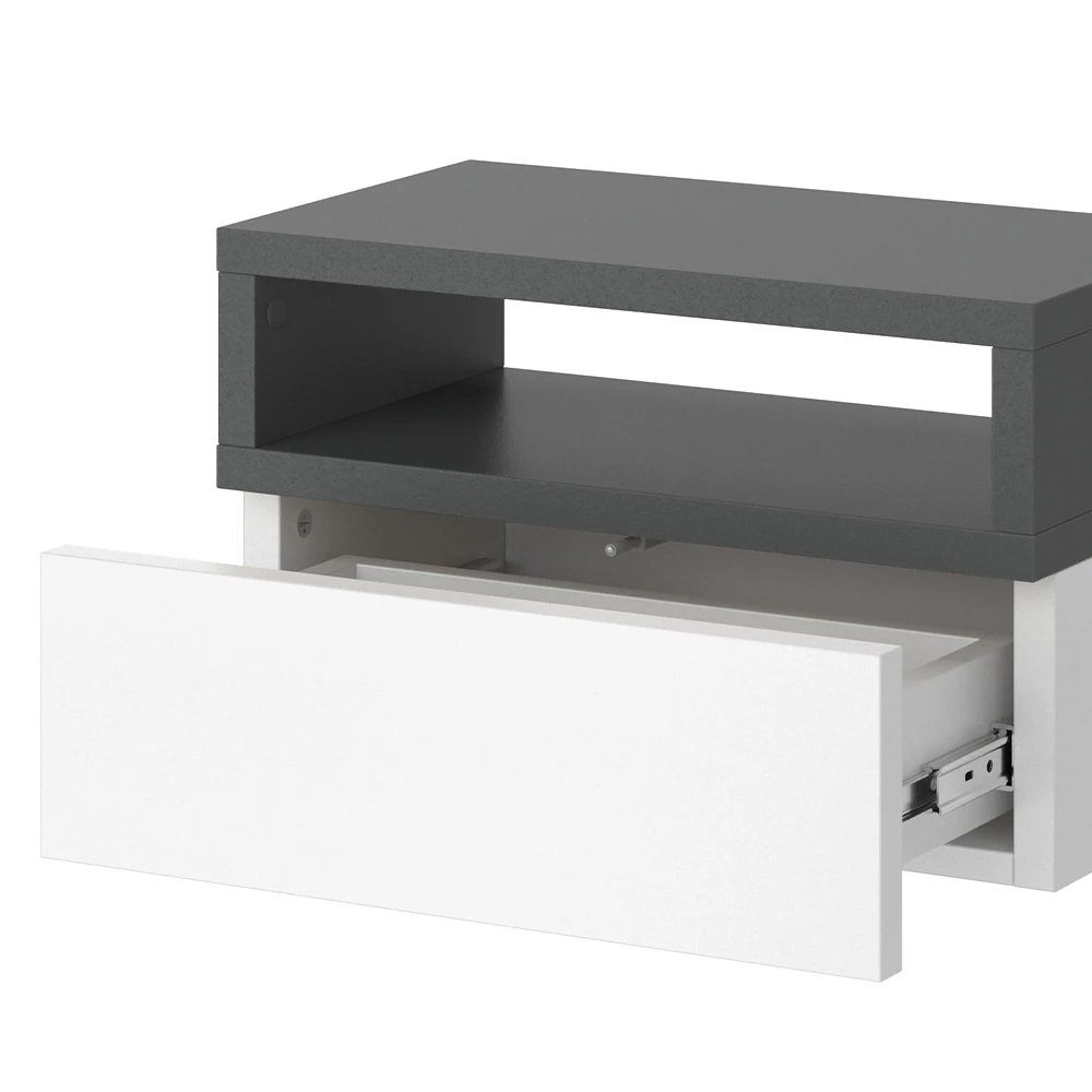 Nachttisch "Urbano" Anthrazit/Weiß 45 X 28 Cm Vicco 8 Nachttisch "Urbano" Anthrazit/Weiß 45 X 28 Cm Vicco – Bild 6