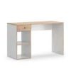 Schreibtisch "Sirio" Weiß/Goldkraft Eiche 120 X 50 Cm Vicco -Möbel Store m5469 01 ol