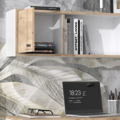 Wandregal "Sirion" Weiß/Goldkraft Eiche 110 X 32 Cm Vicco -Möbel Store m5471 05 ol