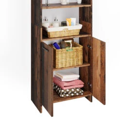 Badschrank "Maris" Eiche Rustikal 56.1 X 190 Cm Vicco -Möbel Store m5481 06 ol