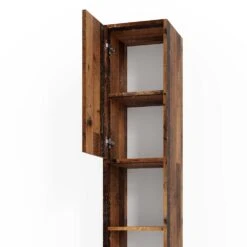 Badschrank "Kiko" Eiche Rustikal 30 X 190 Cm Vicco -Möbel Store m5482 06 ol