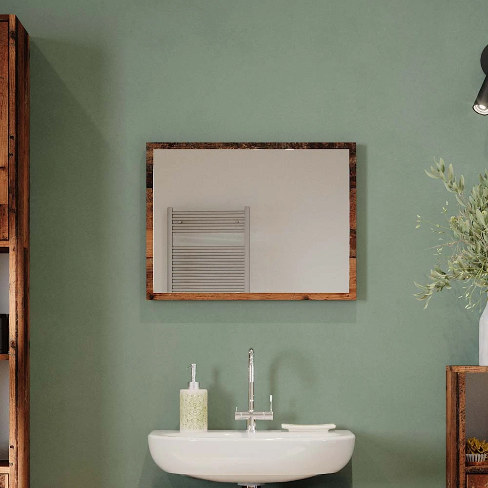 Badezimmerspiegel "Kiko" Eiche Rustikal 45 X 60 Cm Vicco 7 Badezimmerspiegel "Kiko" Eiche Rustikal 45 X 60 Cm Vicco – Bild 5
