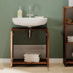 Waschbeckenunterschrank "Kiko" Eiche Rustikal 58 X 60 Cm Vicco 13 Waschbeckenunterschrank "Kiko" Eiche Rustikal 58 X 60 Cm Vicco -Möbel Store m5484 05 ol