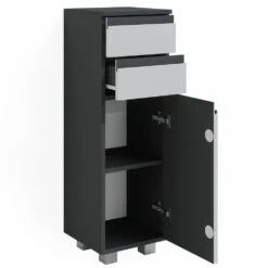 Midischrank "J-Shape" Weiß/Anthrazit 30 X 95 Cm Vicco 14 Midischrank "J-Shape" Weiß/Anthrazit 30 X 95 Cm Vicco -Möbel Store m5509 06 ol