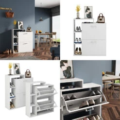 Schuhkipper "Tobias" Weiß 80 X 90 Cm Oskar Store -Möbel Store m5531 08 ol