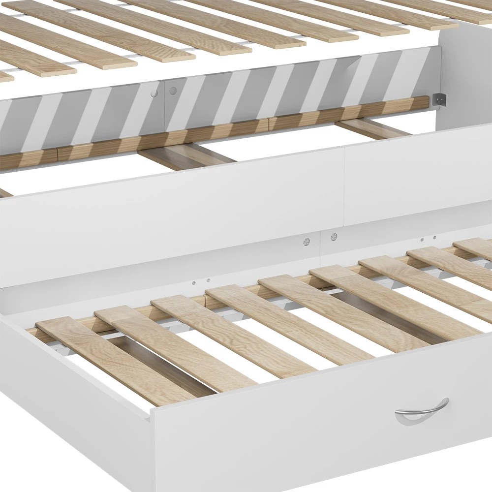 Kinderbett "Jaspar" Weiß 90x200 Cm Mit Lattenrost, Ohne Matratze Oskar Store 8 Kinderbett "Jaspar" Weiß 90x200 Cm Mit Lattenrost, Ohne Matratze Oskar Store – Bild 6