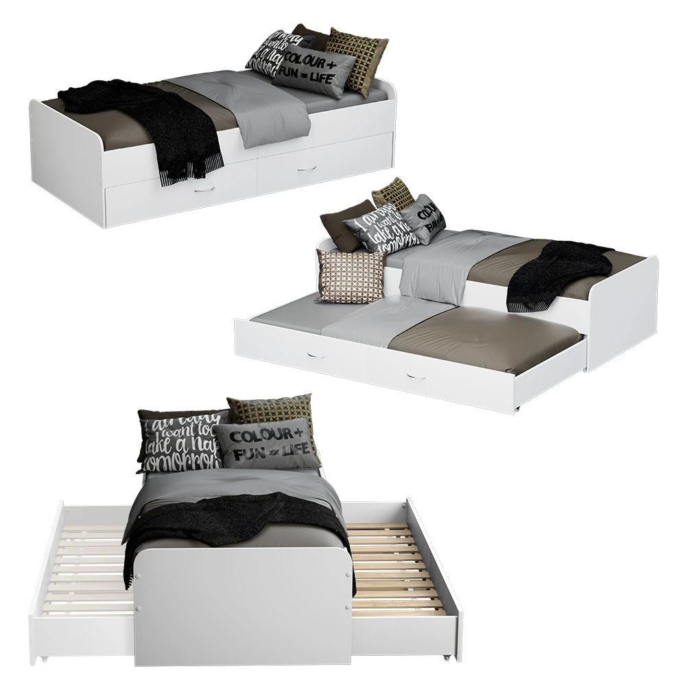 Kinderbett "Jaspar" Weiß 90x200 Cm Mit Lattenrost, Ohne Matratze Oskar Store 9 Kinderbett "Jaspar" Weiß 90x200 Cm Mit Lattenrost, Ohne Matratze Oskar Store – Bild 7