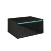 Nachttisch "Samira" Schwarz Hochglanz 49 X 23 Cm Mit LED Beleuchtung Livinity 2 Nachttisch "Samira" Schwarz Hochglanz 49 X 23 Cm Mit LED Beleuchtung Livinity -Möbel Store m5703 01 ol