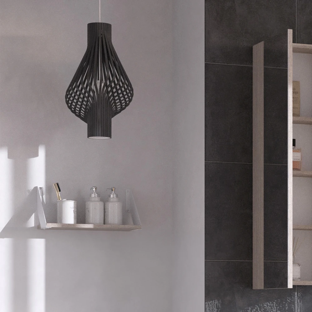 Wandregal "Arianna" Greige/Weiß Vicco 7 Wandregal "Arianna" Greige/Weiß Vicco – Bild 5