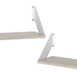 Wandregal "Arianna" Greige/Weiß Vicco 15 Wandregal "Arianna" Greige/Weiß Vicco -Möbel Store m5935 06 ol